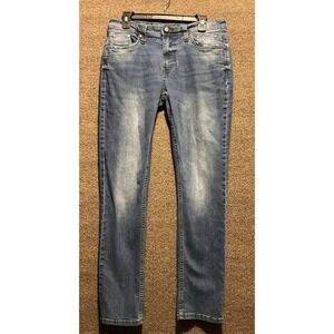 Steve's Jeans 32x32 Stretch Straight 5‎ Pocket Med Wash SU9AAMAXT88